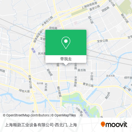 上海顺勋工业设备有限公司-西北门地图
