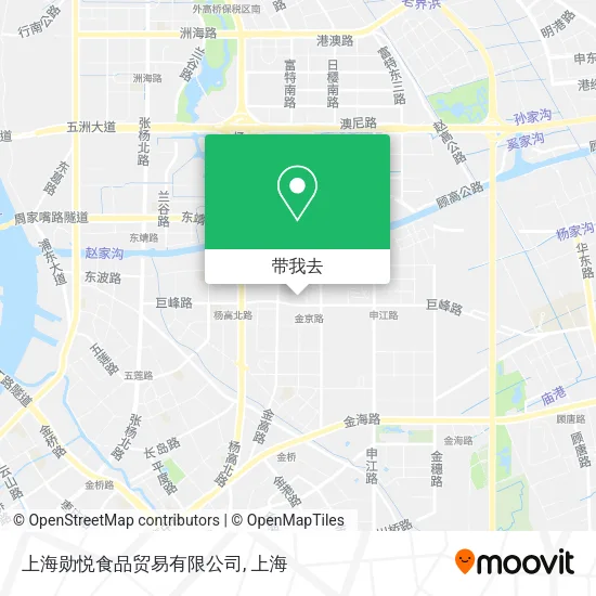 上海勋悦食品贸易有限公司地图