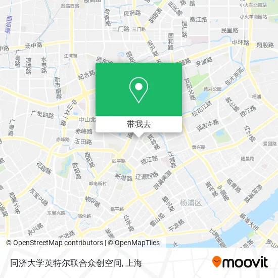 同济大学英特尔联合众创空间地图