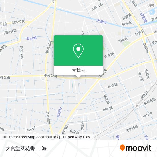 大食堂菜花香地图