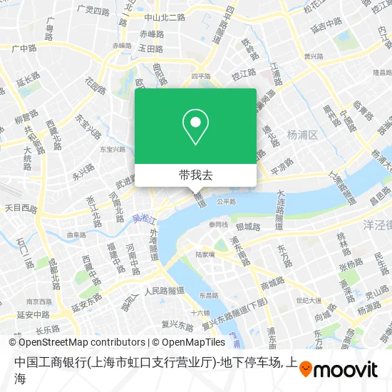 中国工商银行(上海市虹口支行营业厅)-地下停车场地图