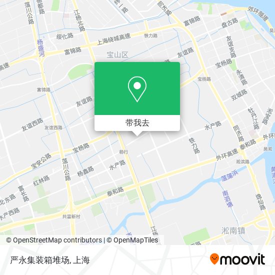 严永集装箱堆场地图