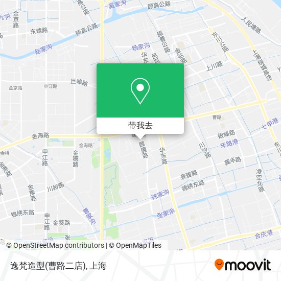 逸梵造型(曹路二店)地图