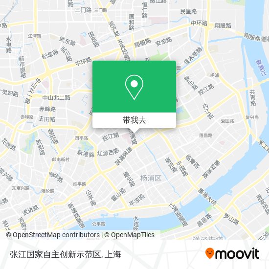 张江国家自主创新示范区地图