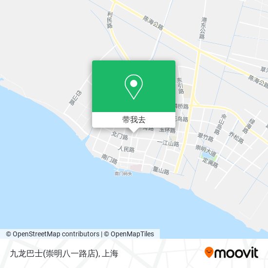九龙巴士(崇明八一路店)地图