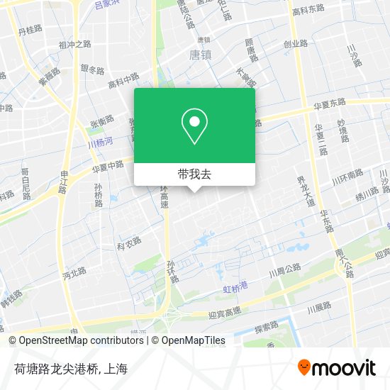荷塘路龙尖港桥地图