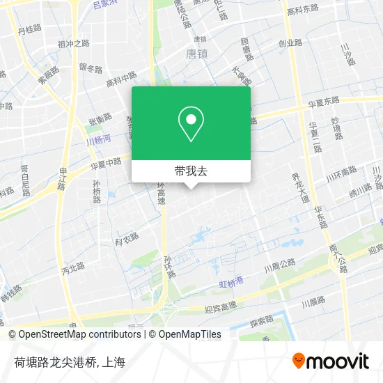 荷塘路龙尖港桥地图