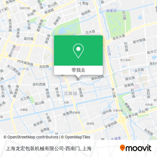 上海龙宏包装机械有限公司-西南门地图