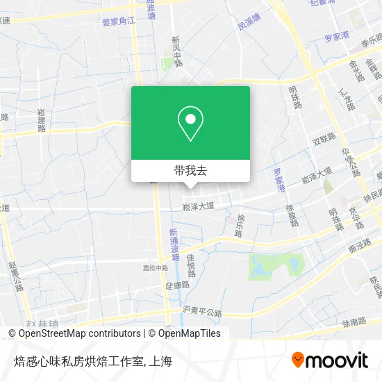 焙感心味私房烘焙工作室地图