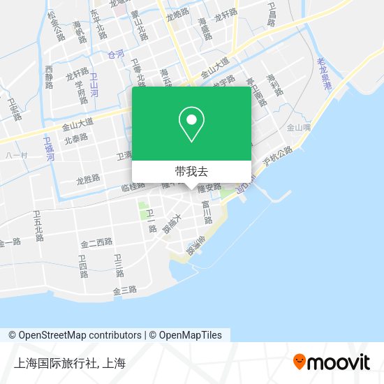 上海国际旅行社地图