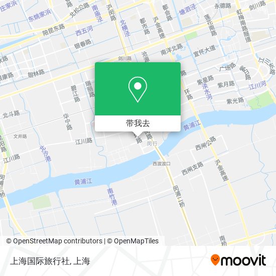 上海国际旅行社地图