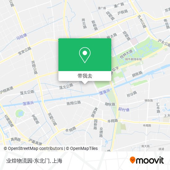 业煌物流园-东北门地图