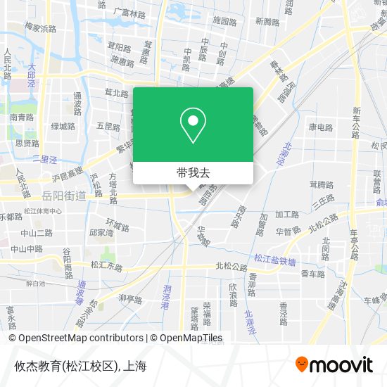 攸杰教育(松江校区)地图