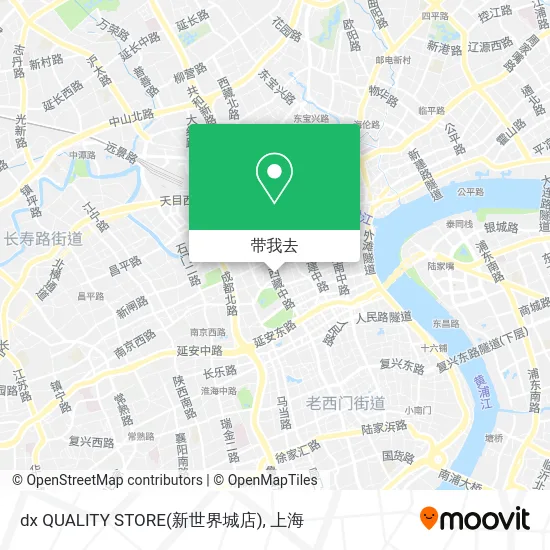 dx QUALITY STORE(新世界城店)地图
