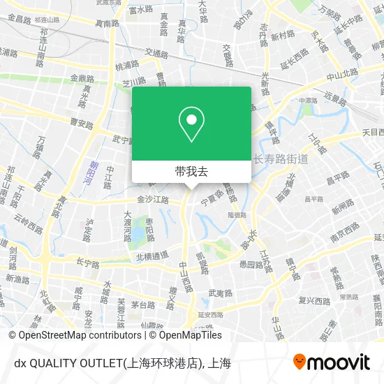 dx QUALITY OUTLET(上海环球港店)地图