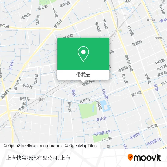 上海快急物流有限公司地图