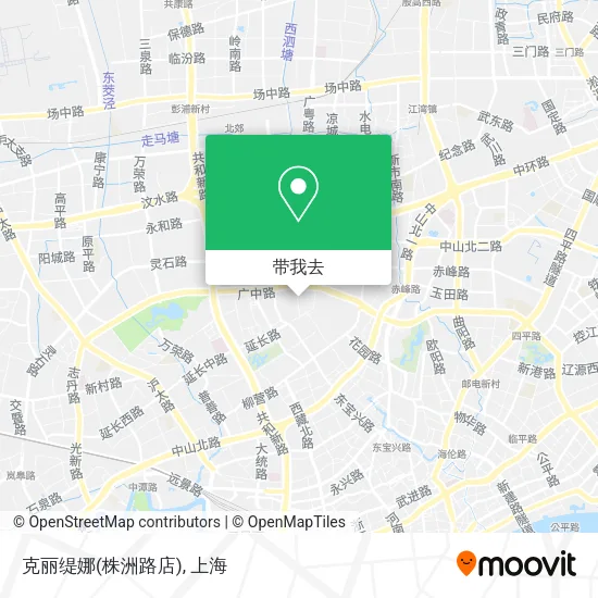 克丽缇娜(株洲路店)地图