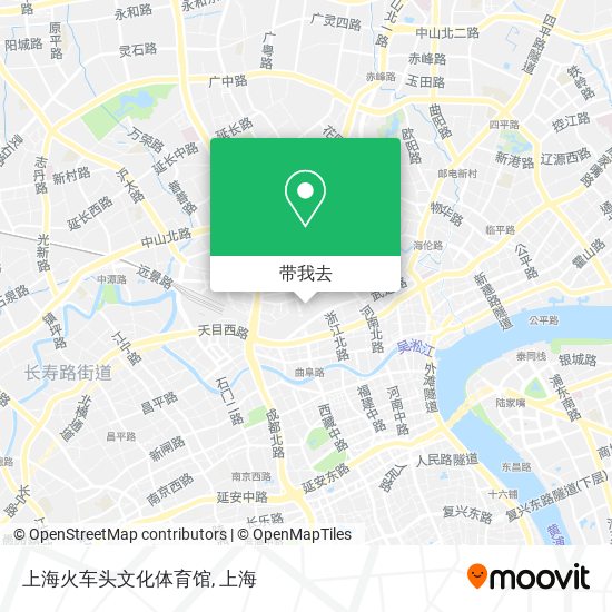 上海火车头文化体育馆地图