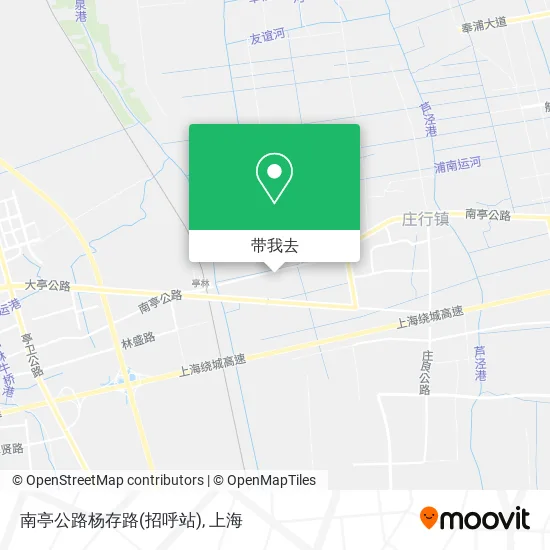 南亭公路杨存路(招呼站)地图
