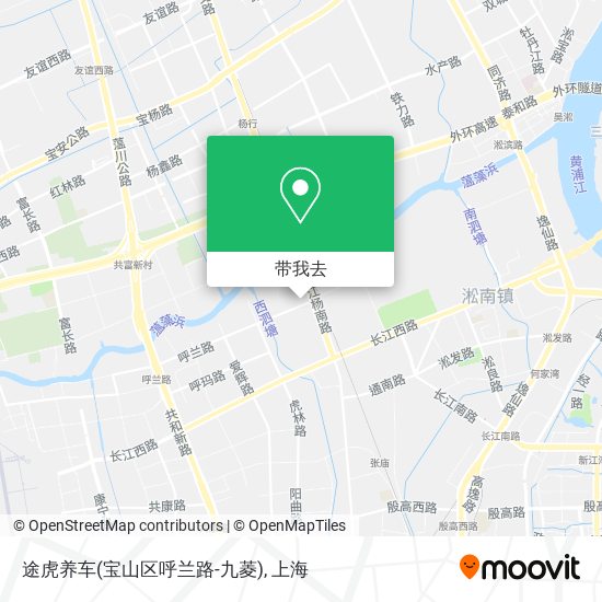 途虎养车(宝山区呼兰路-九菱)地图