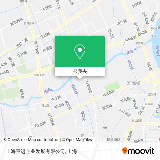 上海章进企业发展有限公司地图