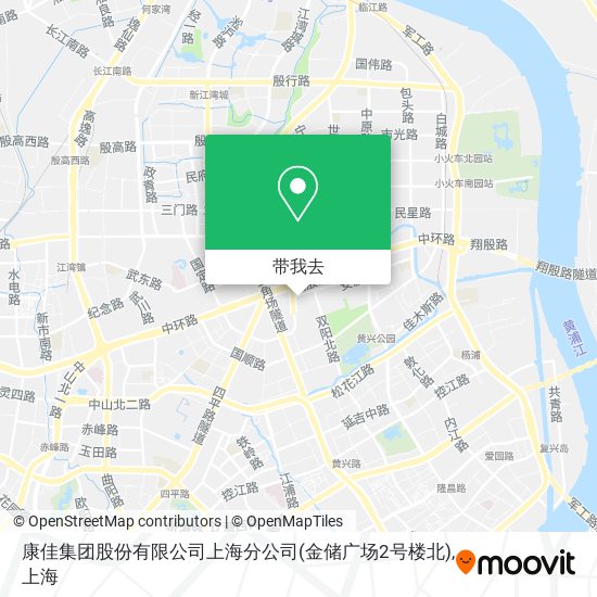 康佳集团股份有限公司上海分公司(金储广场2号楼北)地图