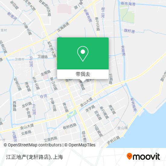 江正地产(龙轩路店)地图