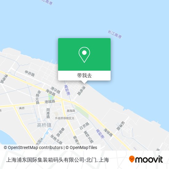 上海浦东国际集装箱码头有限公司-北门地图