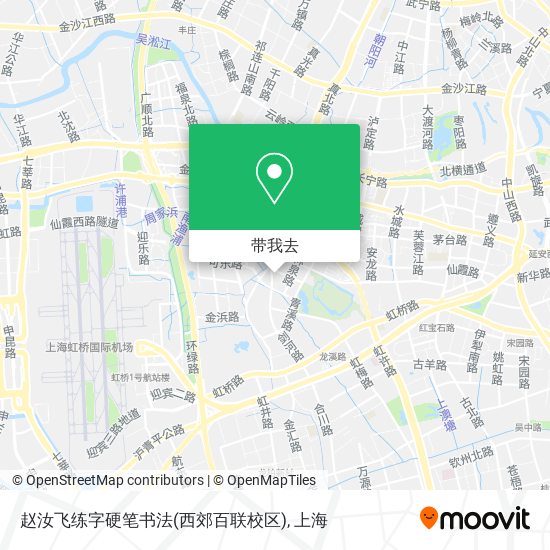 赵汝飞练字硬笔书法(西郊百联校区)地图