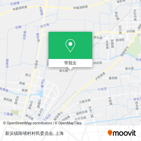 新浜镇陈堵村村民委员会地图