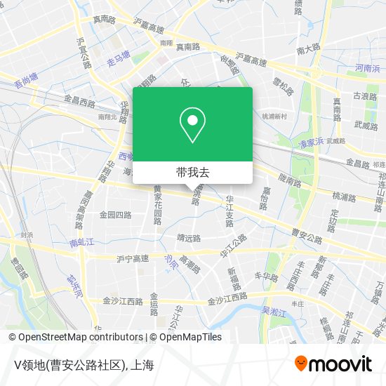 V领地(曹安公路社区)地图