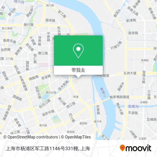 上海市杨浦区军工路1146号331幢地图
