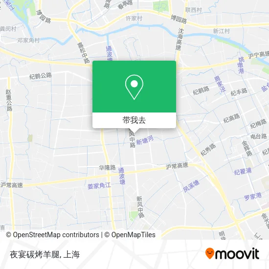 夜宴碳烤羊腿地图