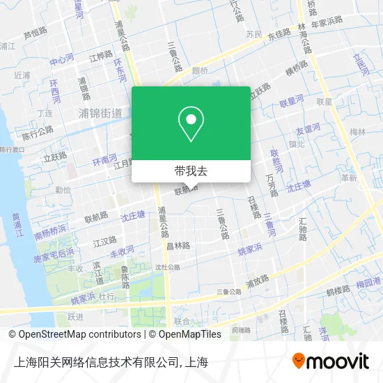 上海阳关网络信息技术有限公司地图