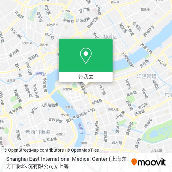 Shanghai East International Medical Center (上海东方国际医院有限公司)地图