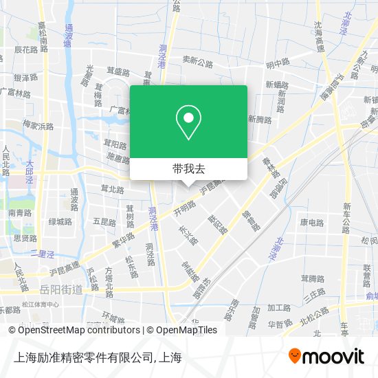上海励准精密零件有限公司地图