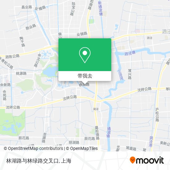 林湖路与林绿路交叉口地图