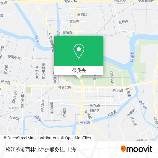 松江泖港西林业养护服务社地图