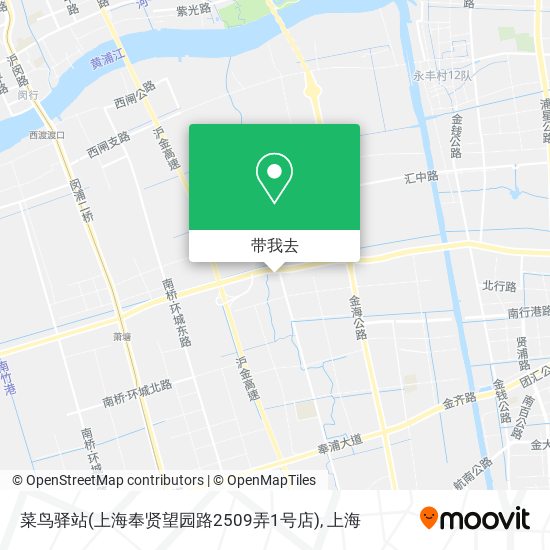 菜鸟驿站(上海奉贤望园路2509弄1号店)地图