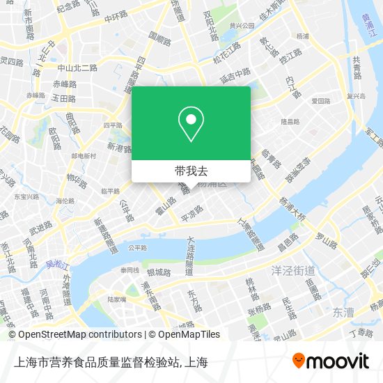 上海市营养食品质量监督检验站地图