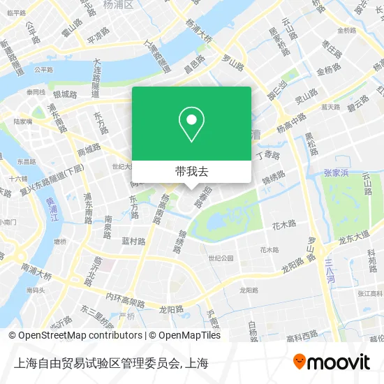 上海自由贸易试验区管理委员会地图
