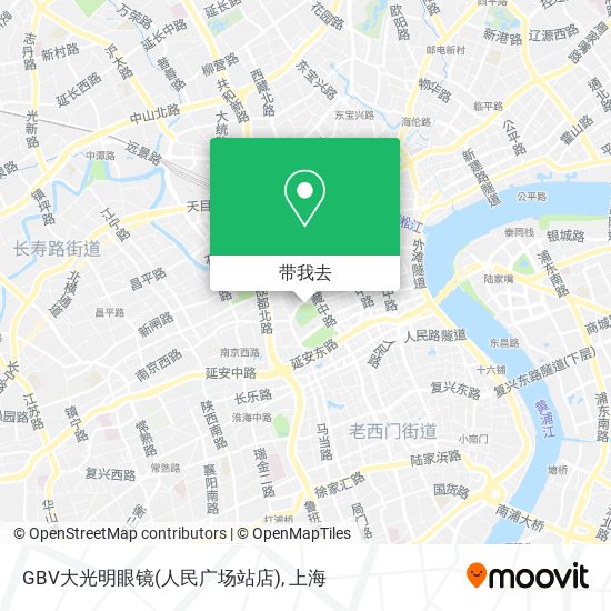 GBV大光明眼镜(人民广场站店)地图