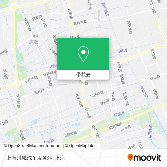 上海川曦汽车服务站地图