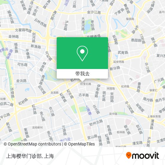 上海樱华门诊部地图