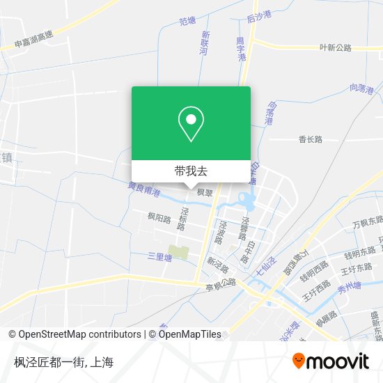 枫泾匠都一街地图