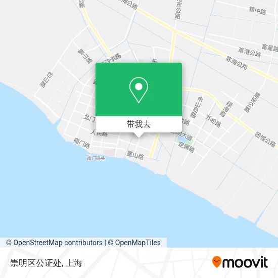 崇明区公证处地图