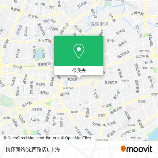 情怀面馆(定西路店)地图