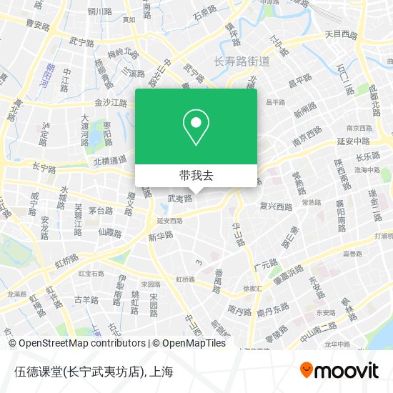 伍德课堂(长宁武夷坊店)地图