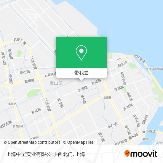 上海中罡实业有限公司-西北门地图