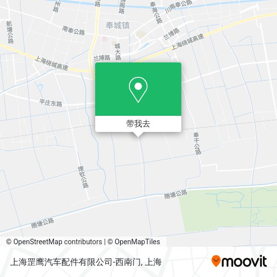 上海罡鹰汽车配件有限公司-西南门地图